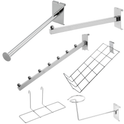 Grid Mesh Chrome Retail Shop Display Panel Accessory/ Accessories