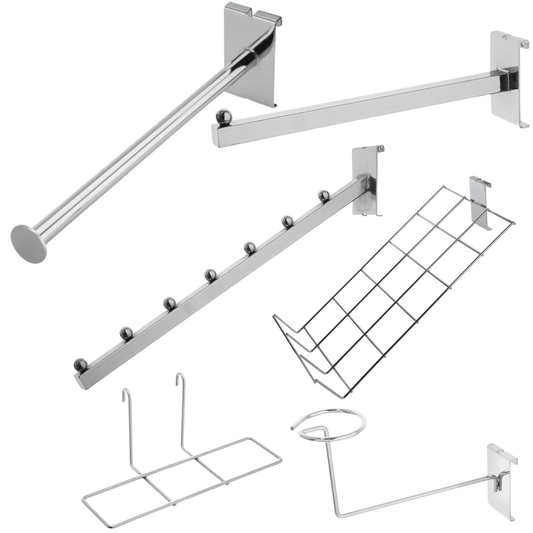 Grid Mesh Chrome Retail Shop Display Panel Accessory/ Accessories