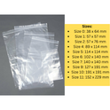 Self Resealable Bags Polythene Grip Seal Bags Clear Poly Plastic Zip Lock