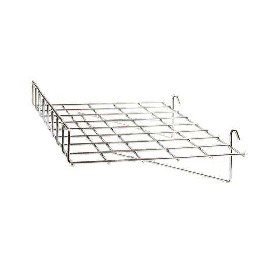 Extra Strong Wire Shelf With Lip For Grid Mesh Panels