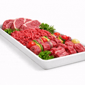 Heavy Duty Plastic Butcher Tray – Long Meat & Deli Display Tray (White)