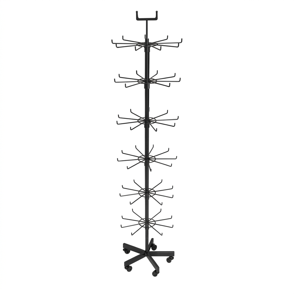 6 Tier Jewellery Display Stand – Rotating Spinner Display Rack