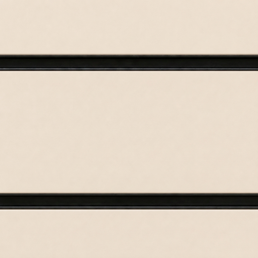 Cream Slatwall Panel