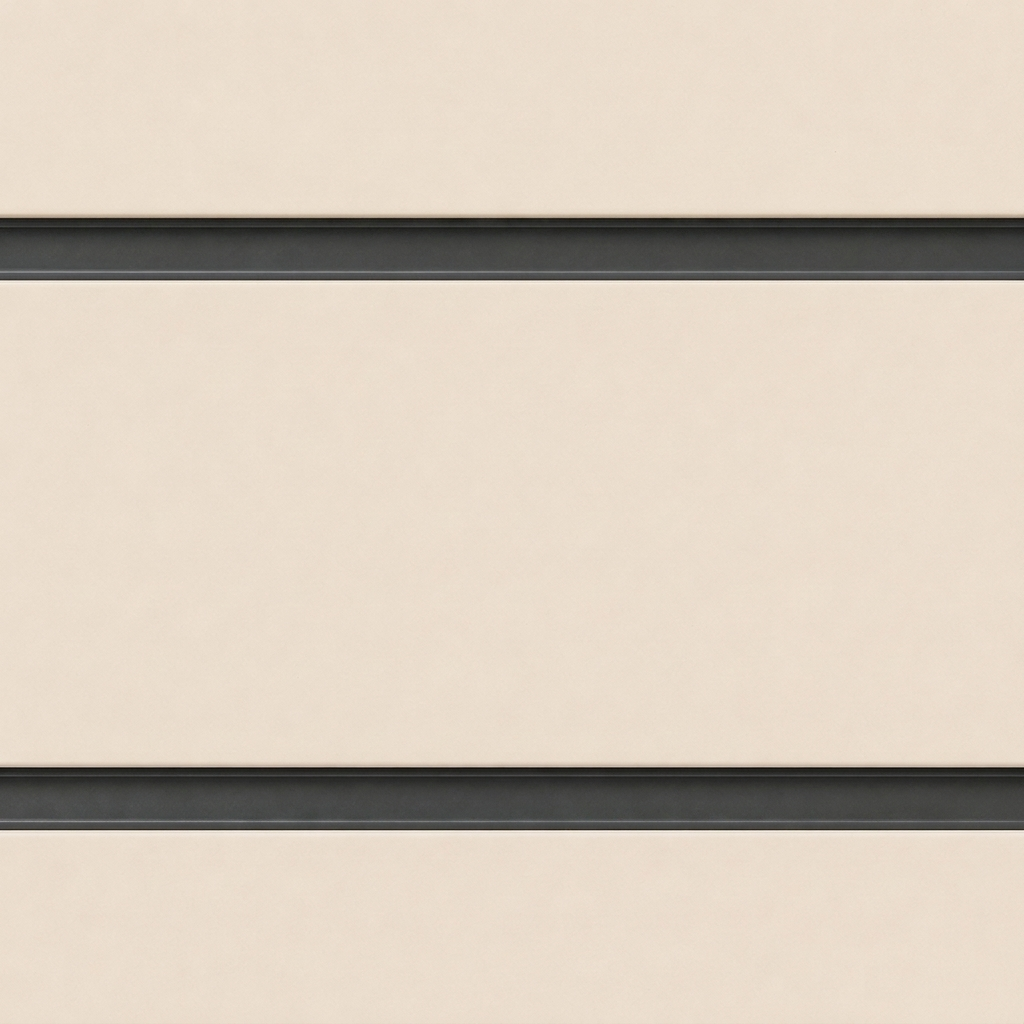 Cream Slatwall Panel