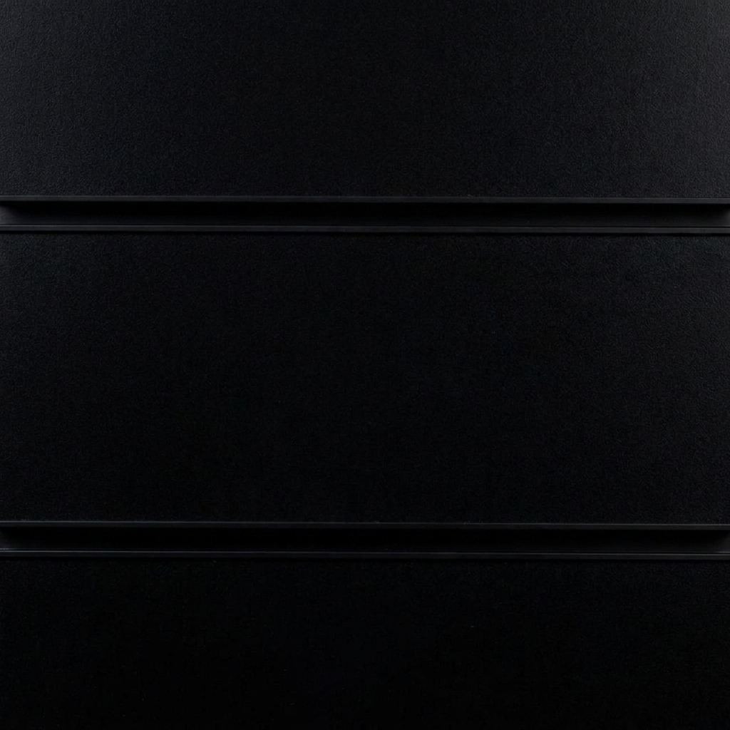 Black Slatwall Panel