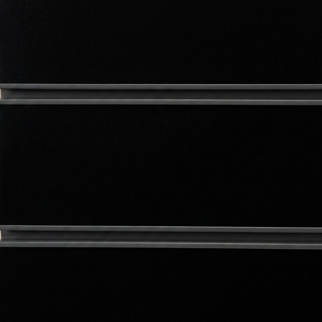 Black Slatwall Panel