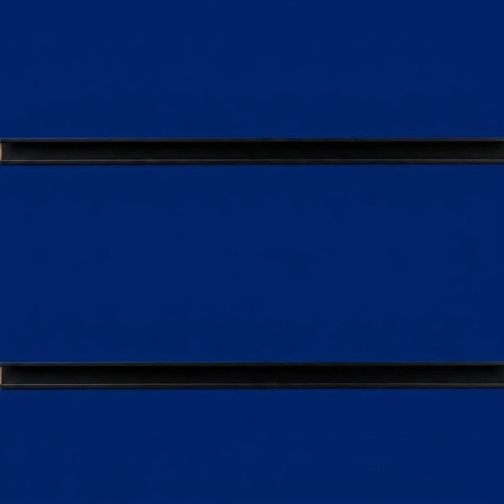 Blue Slatwall Panel