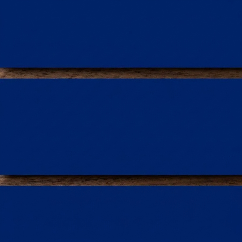 Blue Slatwall Panel