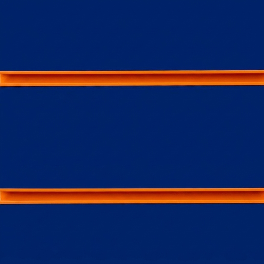 Blue Slatwall Panel