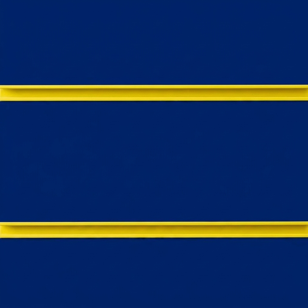 Blue Slatwall Panel