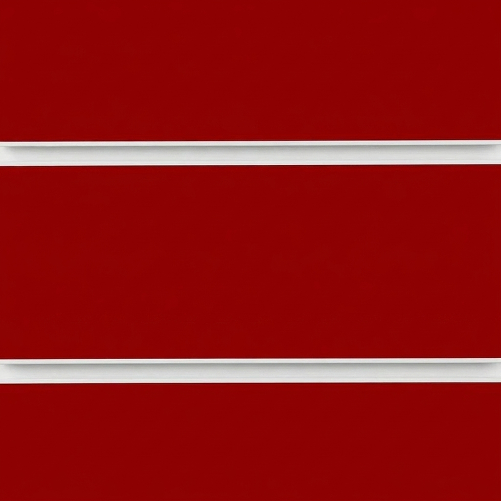 Red Slatwall Panel