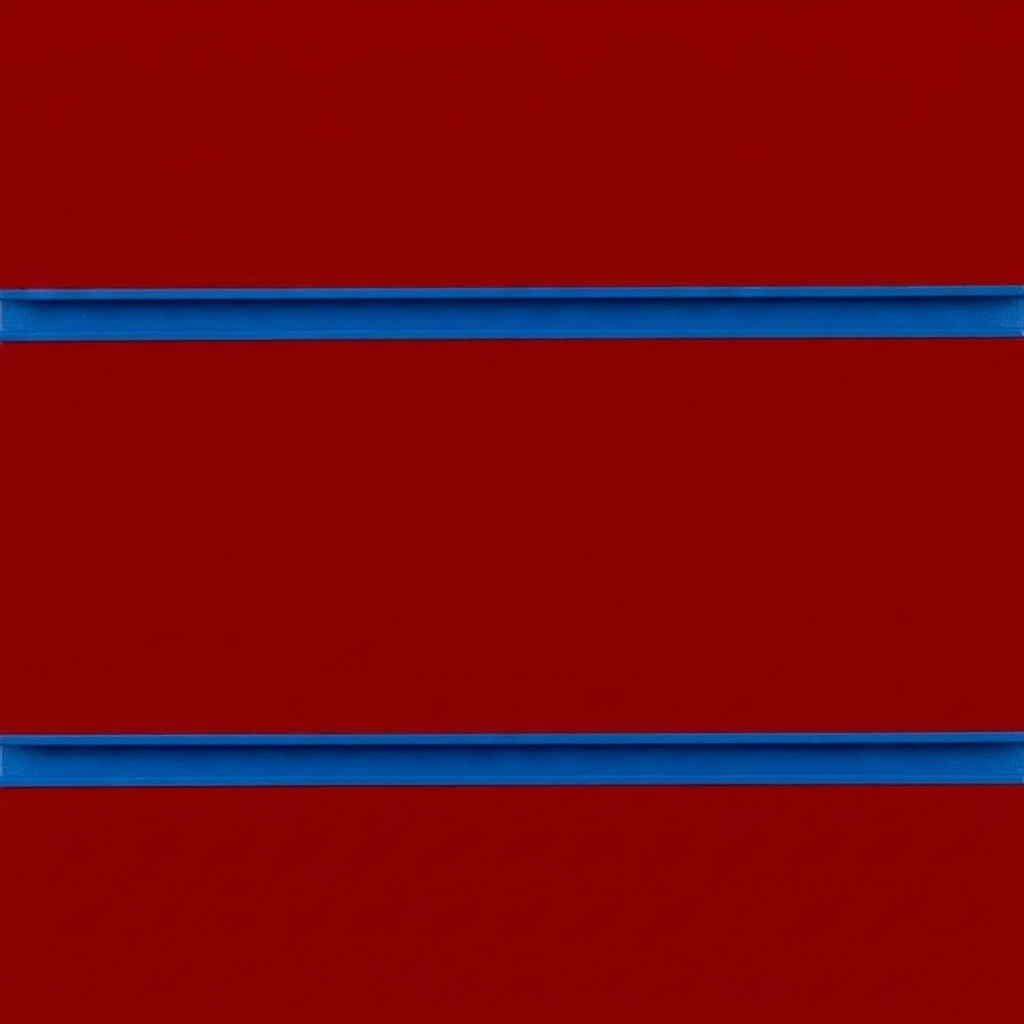 Red Slatwall Panel
