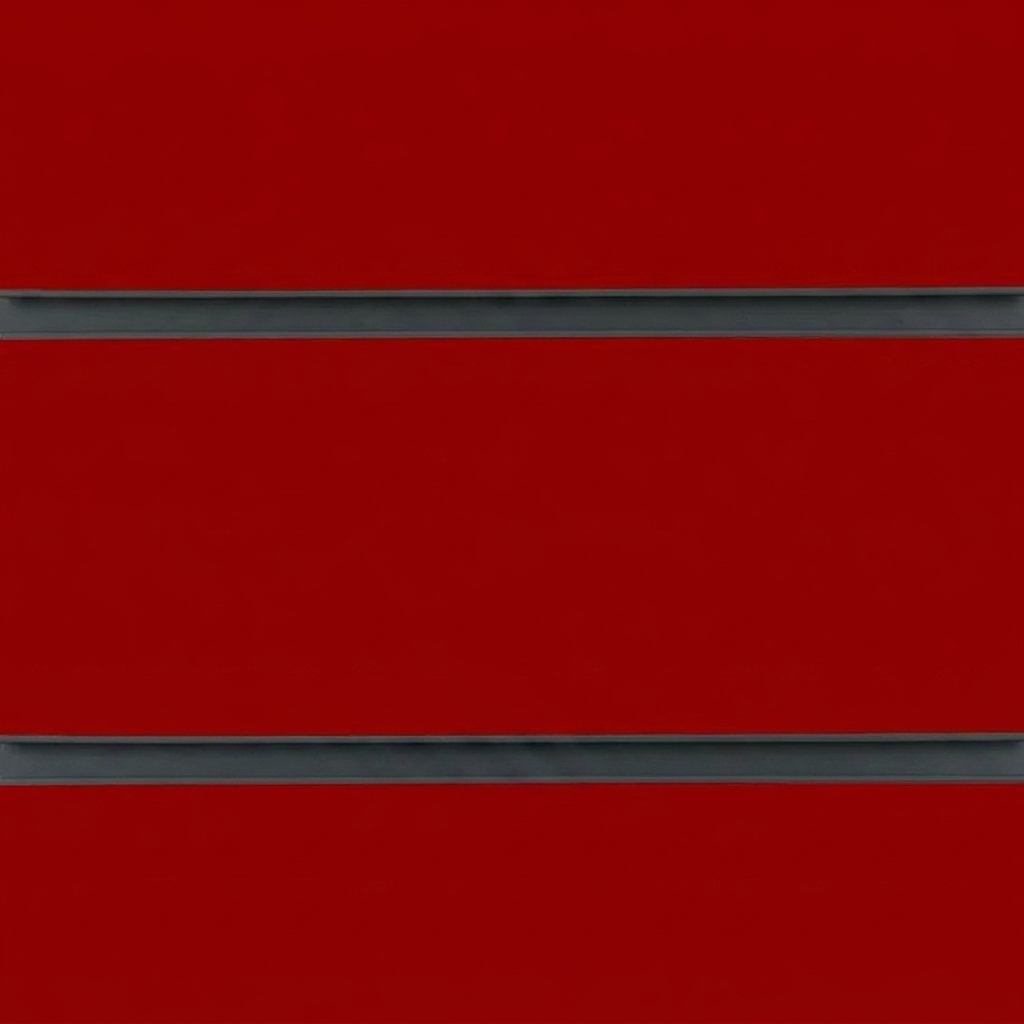 Red Slatwall Panel