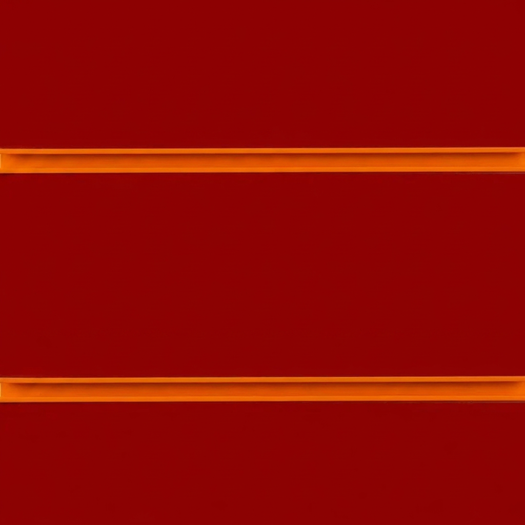Red Slatwall Panel