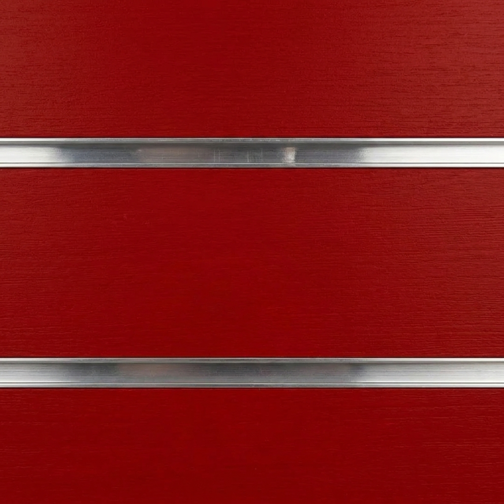 Red Slatwall Panel