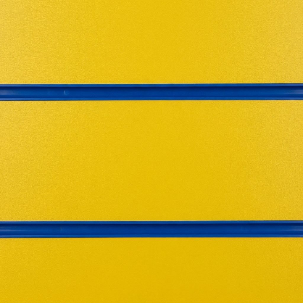 Yellow  Slatwall Panel