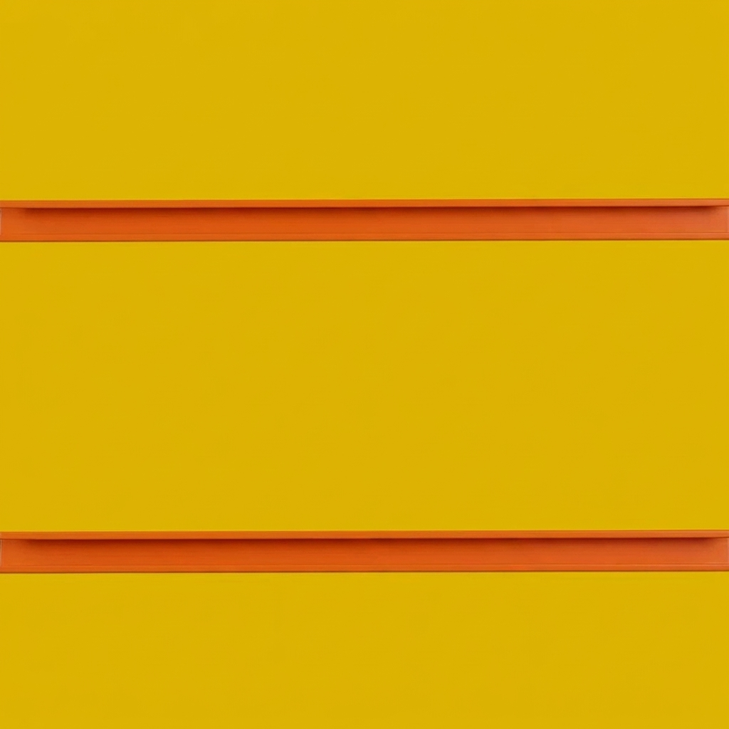 Yellow  Slatwall Panel