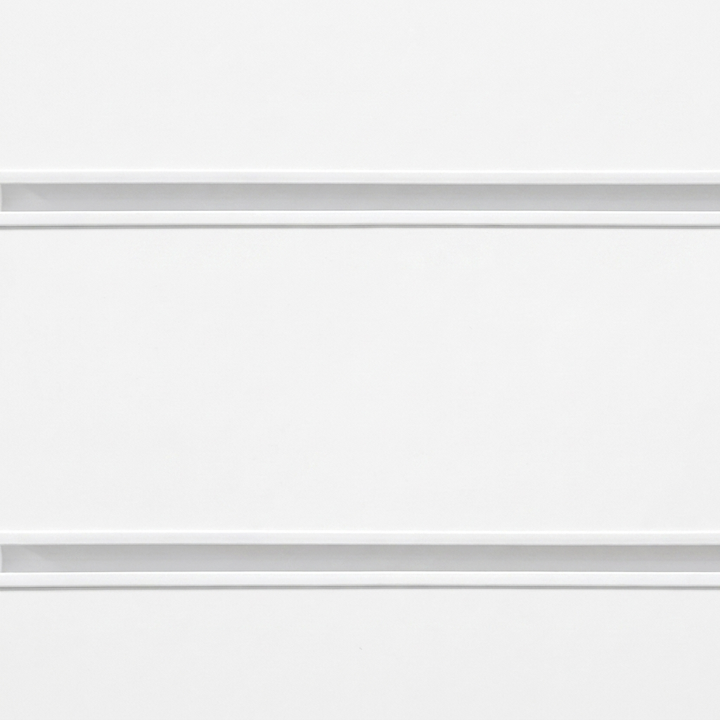 White Slatwall Panel