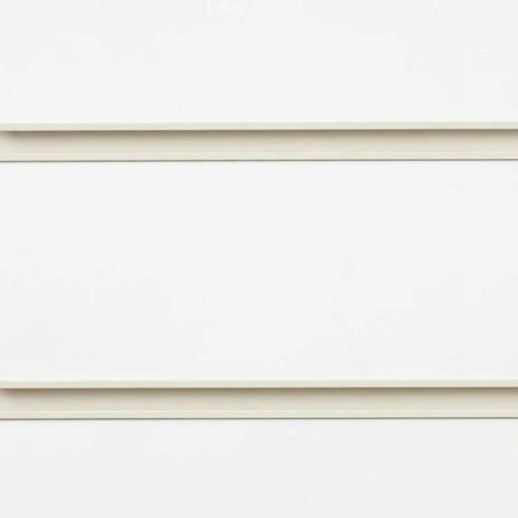 White Slatwall Panel