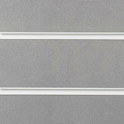 Silver Slatwall Panel