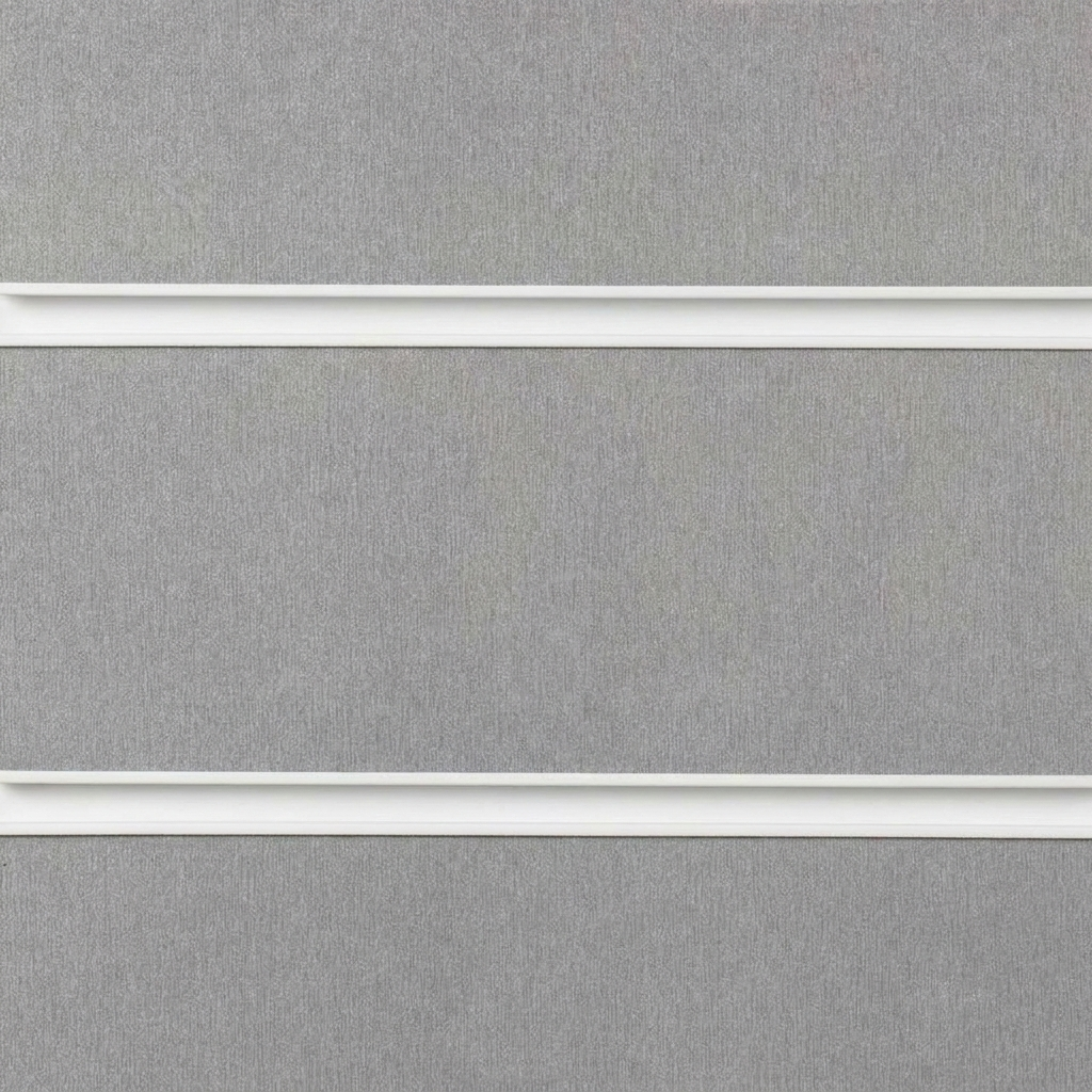 Silver Slatwall Panel