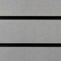 Silver Slatwall Panel