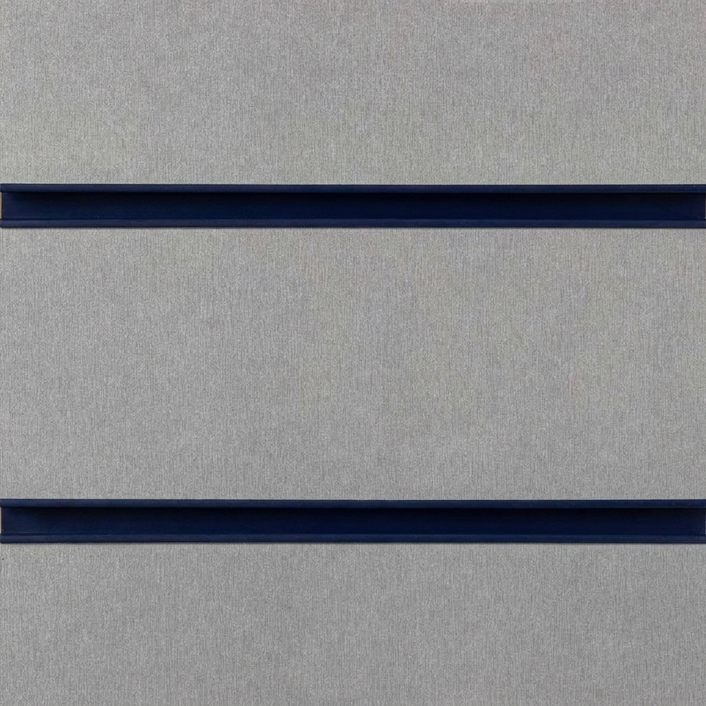 Silver Slatwall Panel