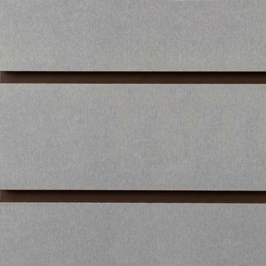 Silver Slatwall Panel
