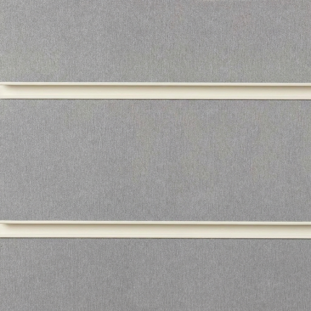 Silver Slatwall Panel