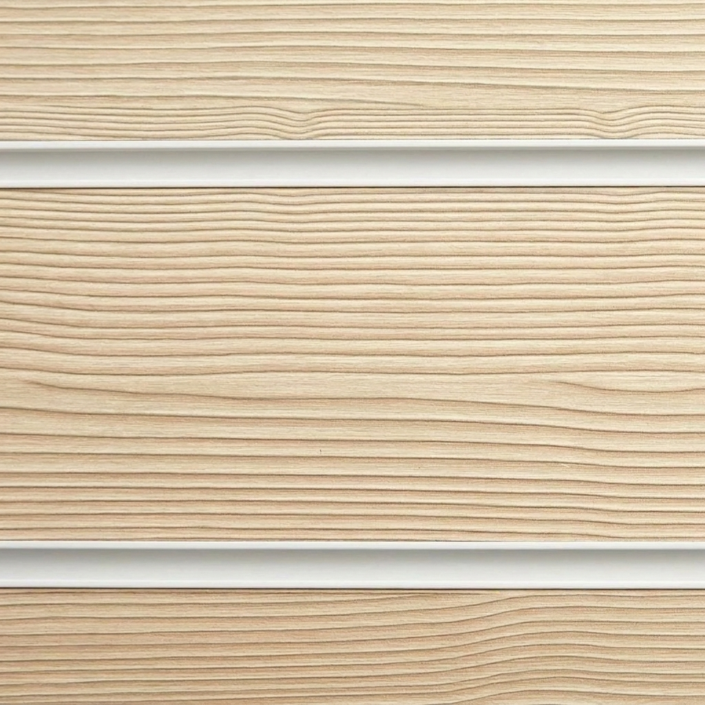 Pino Cream Slatwall Panel