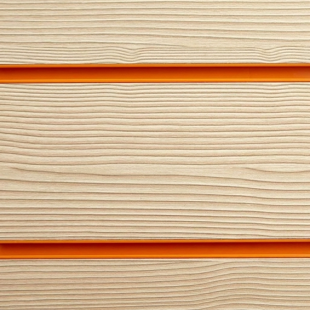 Pino Cream Slatwall Panel