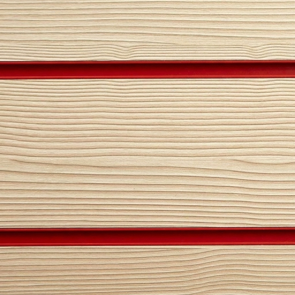 Pino Cream Slatwall Panel