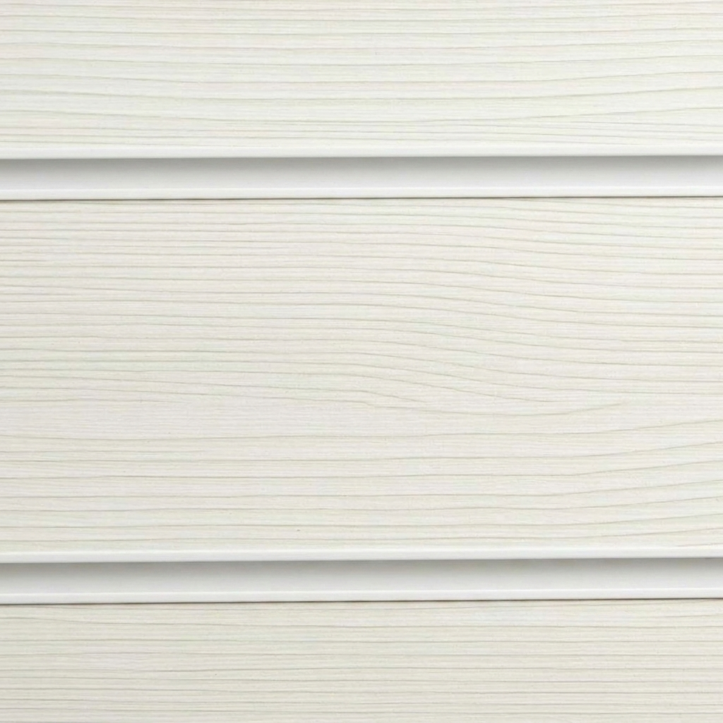 Pino White Slatwall Panel