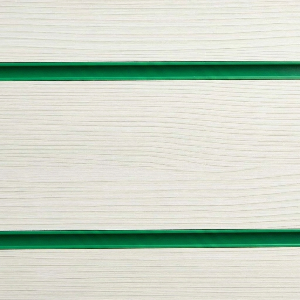 Pino White Slatwall Panel