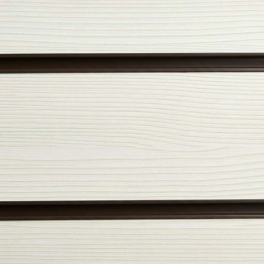 Pino White Slatwall Panel