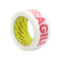 6x Rolls Prima Fragile Printed Strong Parcel Tape 48mm 66m