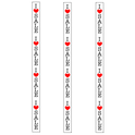 Vertical I LOVE SALE Poster Window Display Sign-Pack of 3