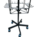 Black Keyring Shop Display Spinner Stand