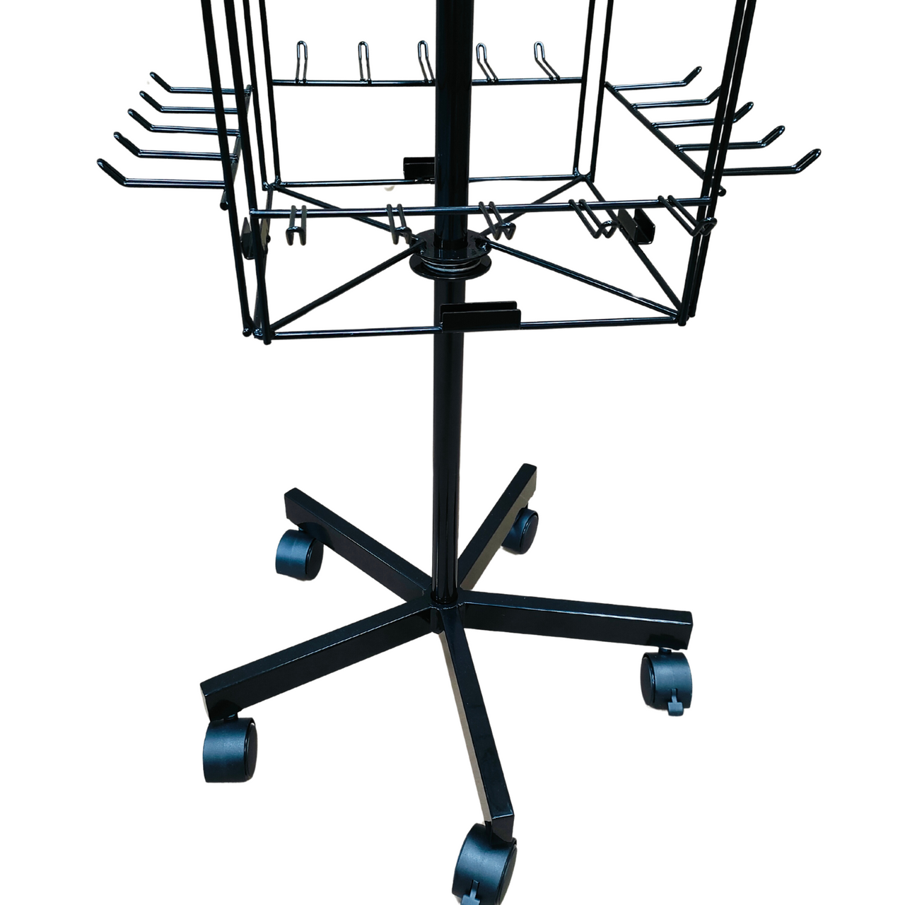 Black Keyring Shop Display Spinner Stand