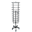 Black Keyring Shop Display Spinner Stand
