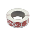 1000x 25mm £1-£30 Red Price Self Adhesive Stickers Sticky Labels For Retail Display