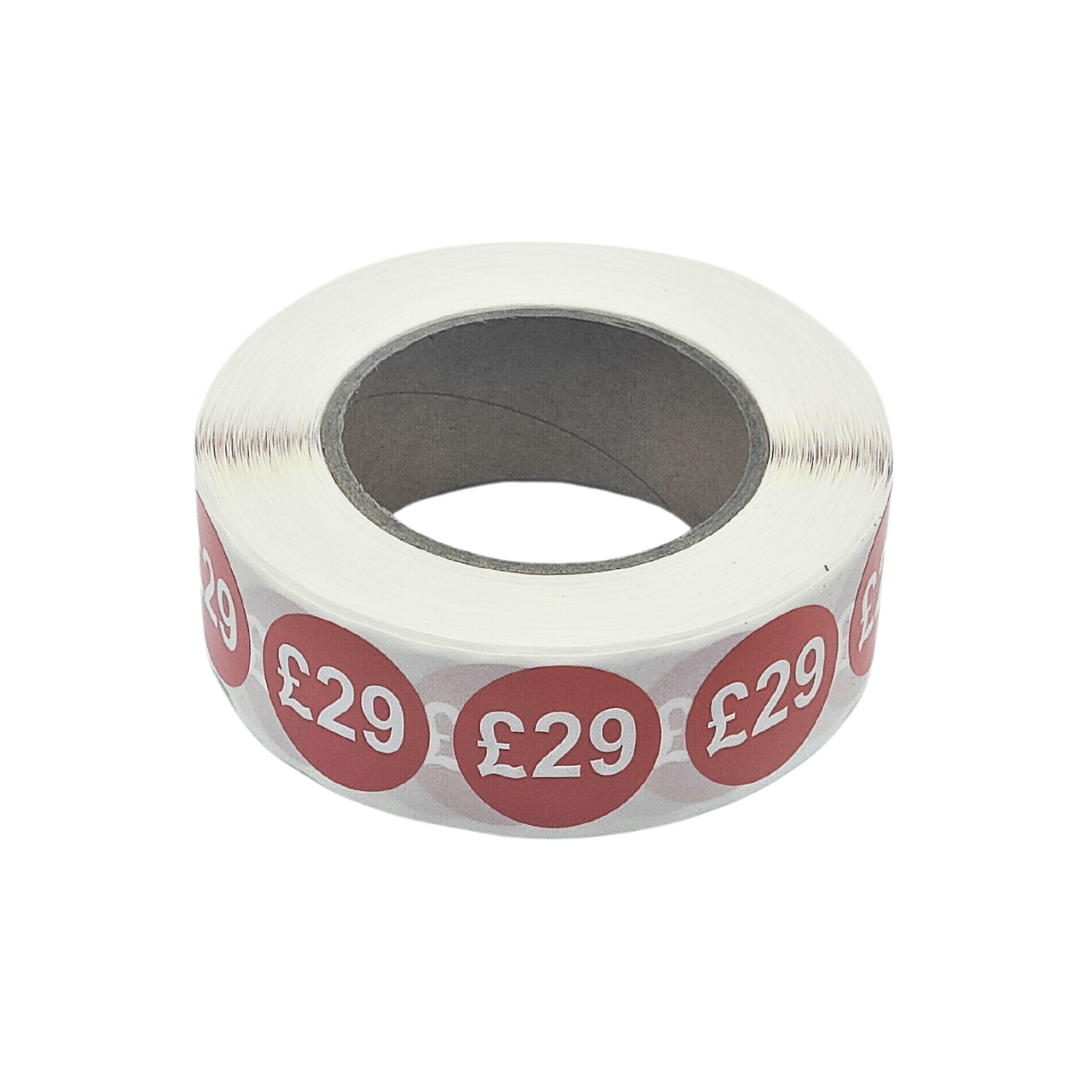 1000x 25mm £1-£30 Red Price Self Adhesive Stickers Sticky Labels For Retail Display