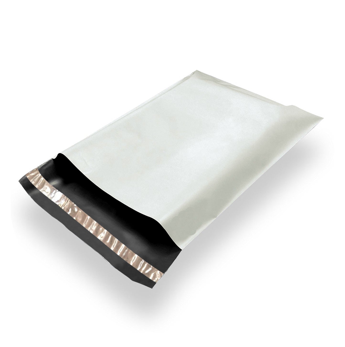 100x 10'' X 14'' Plastic White Grey Mailing Bags