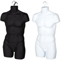Male Plastic Body Form Hanging Mannequin