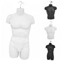 Male Hanging Body Form Full/Half Retail Mannequin,Black, White,