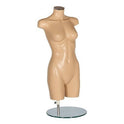 Female Fleshtone Counter Top Full Plastic Torso (inc stand)
