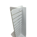 4 Way Rotated Slimline Slatwall Gondola Aluminium Inserts Display Area - 1.68m²