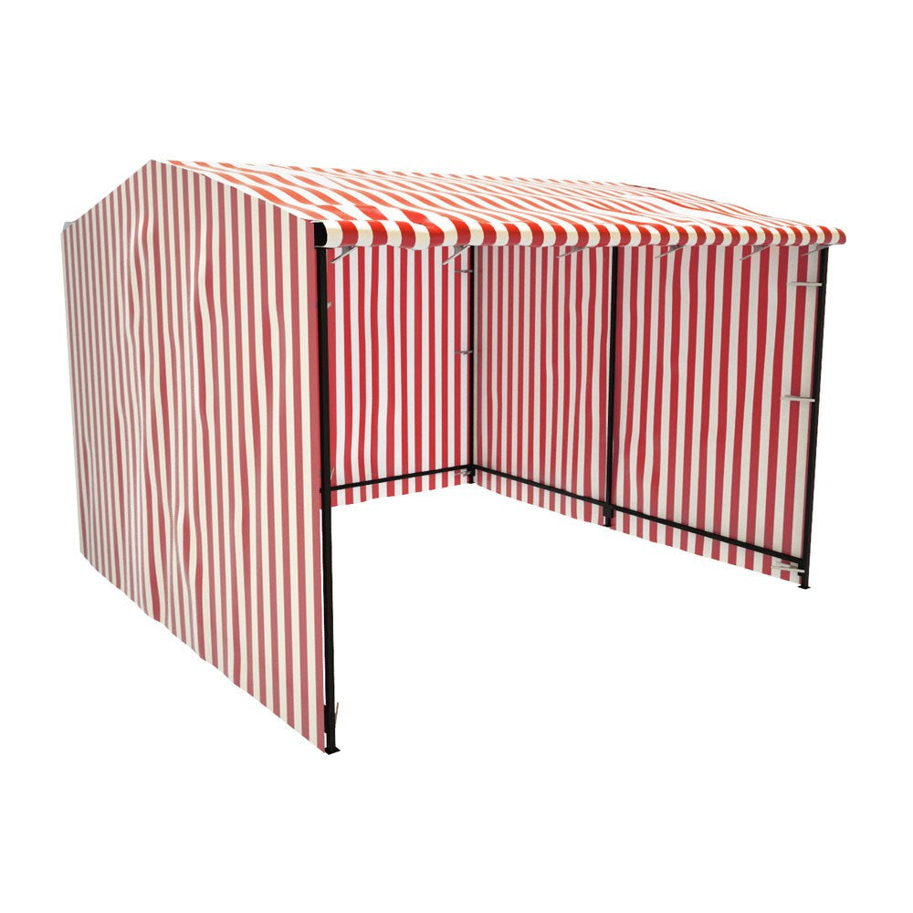 Red / White 170gsm Market Stall Tarps