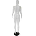 Matte Female Plastic Display Egg Head Mannequin – White 178