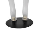 Matte Female Plastic Display Egg Head Mannequin – White 178